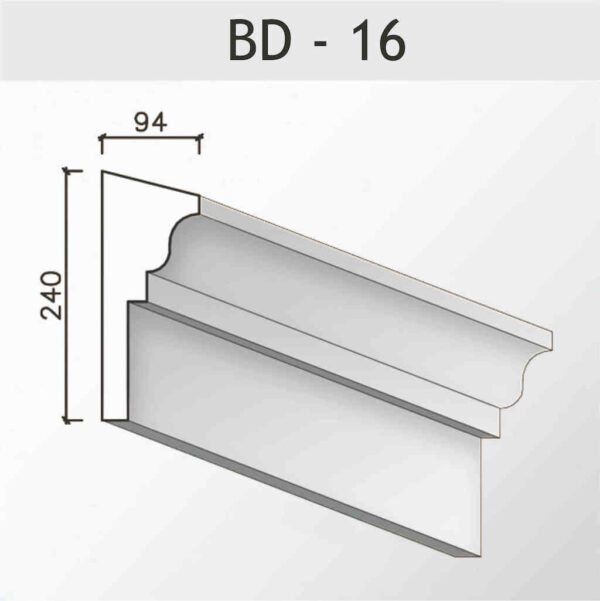 Interfloor cornice BD – 16