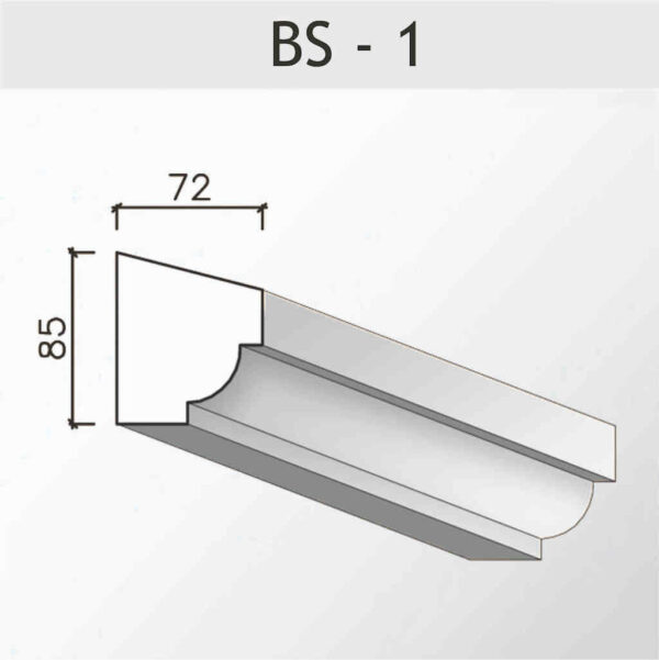 Baseboard molding BS – 1