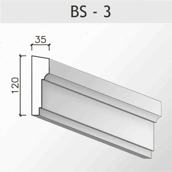 Baseboard molding BS – 3