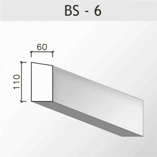 Baseboard molding BS – 6