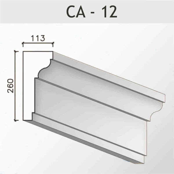 Crowning cornices CA – 12