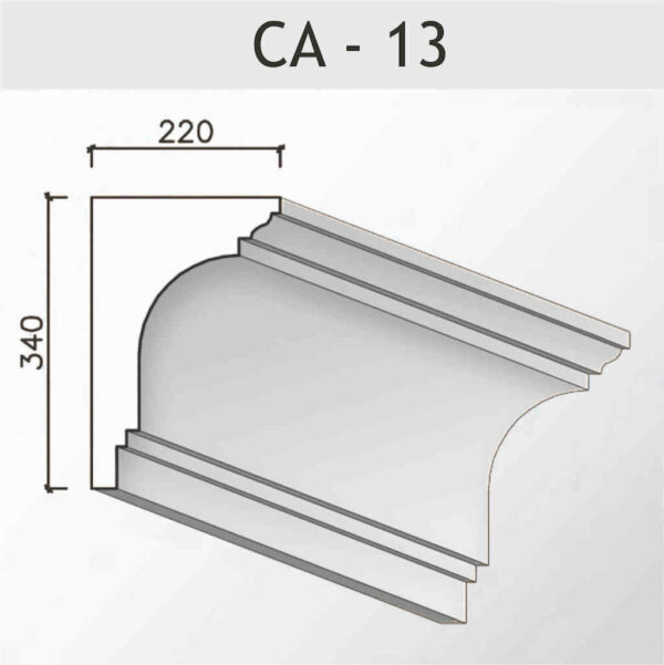 Crowning cornices CA – 13