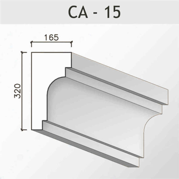 Crowning cornices CA – 15