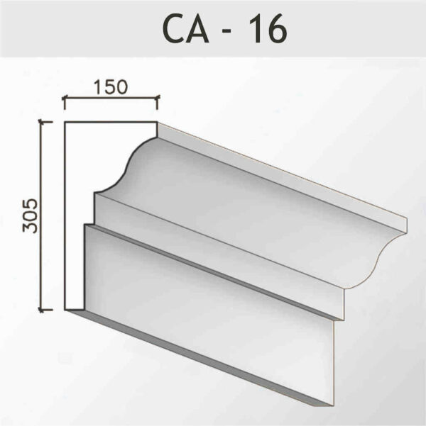 Crowning cornices CA – 16