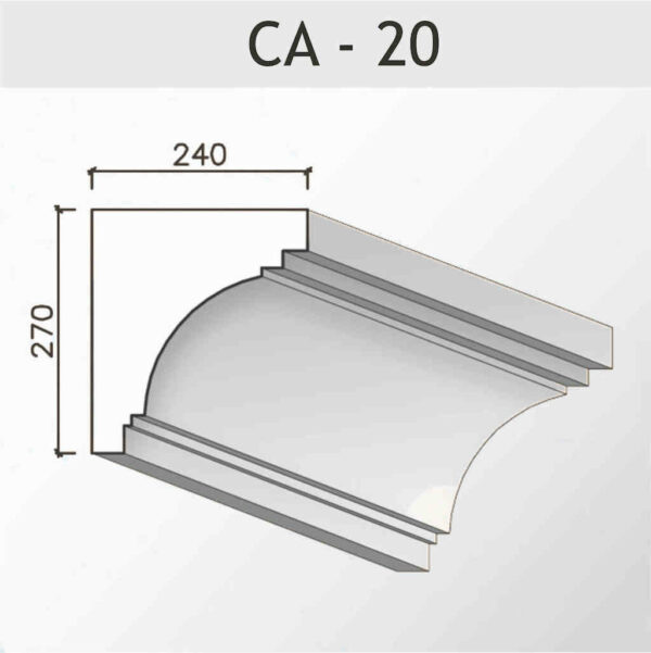 Crowning cornices CA – 20