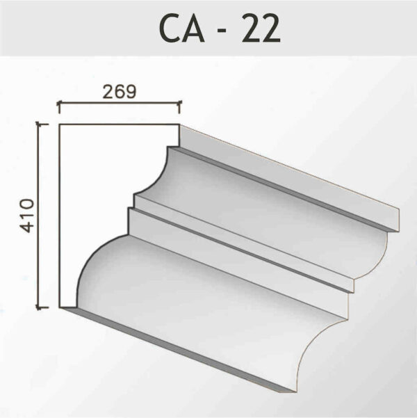 Crowning cornices CA – 22