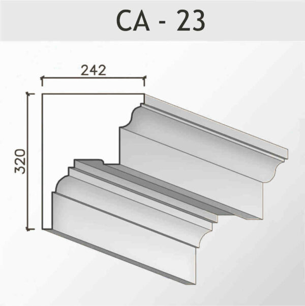 Crowning cornices CA – 23