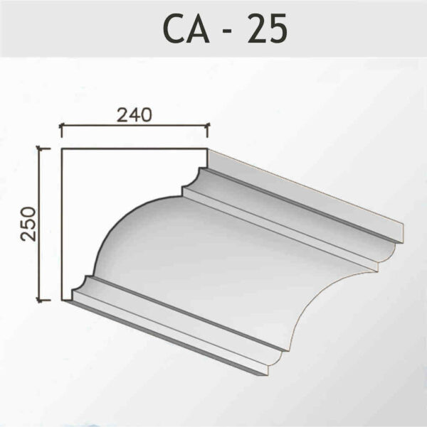 Crowning cornices CA – 25