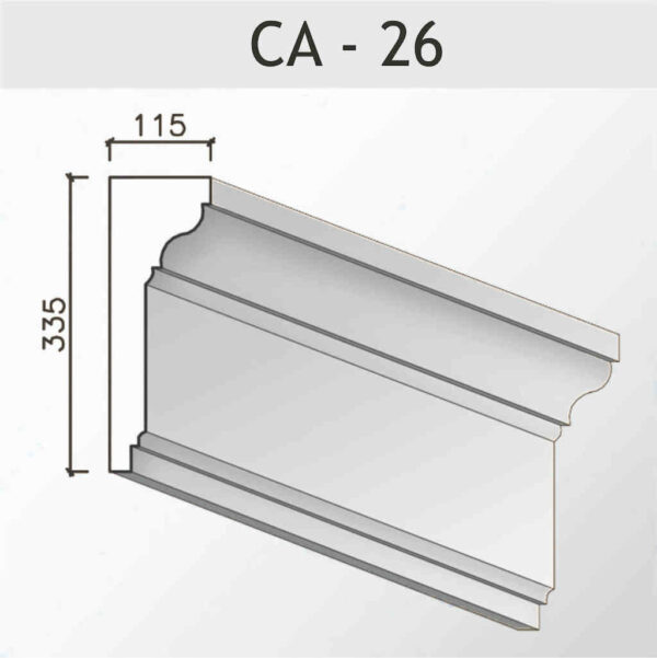 Crowning cornices CA – 26