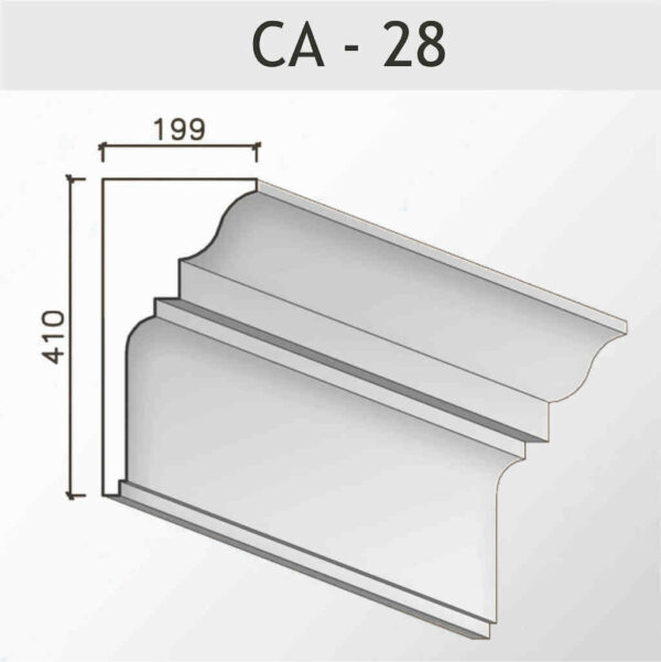 Crowning cornices CA – 28